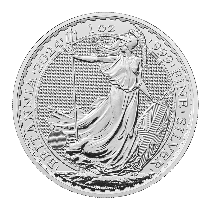 Image for 1 oz Silver Britannia Coin (2024) from TD Precious Metals